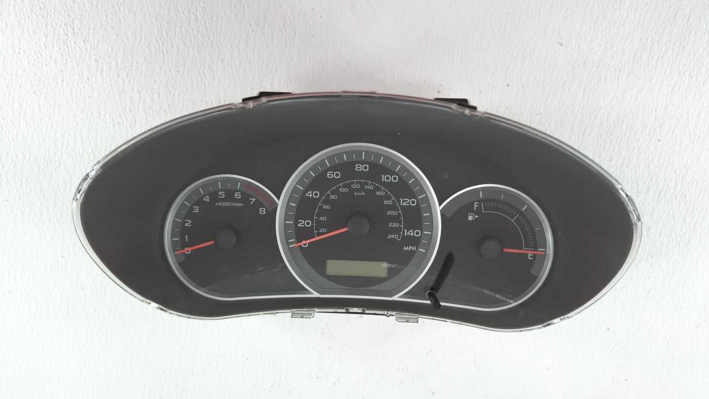 2010-2011 Subaru Impreza Instrument Cluster Speedometer Gauges P/N:85003FG750 85003FG750 Fits Fits 2010 2011 OEM Used Auto P