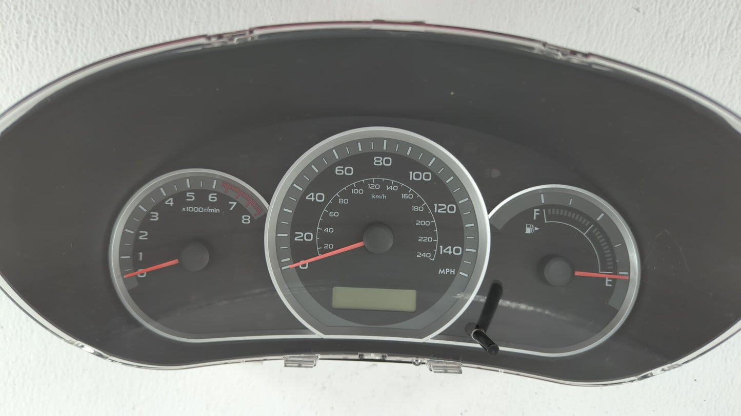 2010-2011 Subaru Impreza Instrument Cluster Speedometer Gauges P/N:85003FG750 85003FG750 Fits Fits 2010 2011 OEM Used Auto P