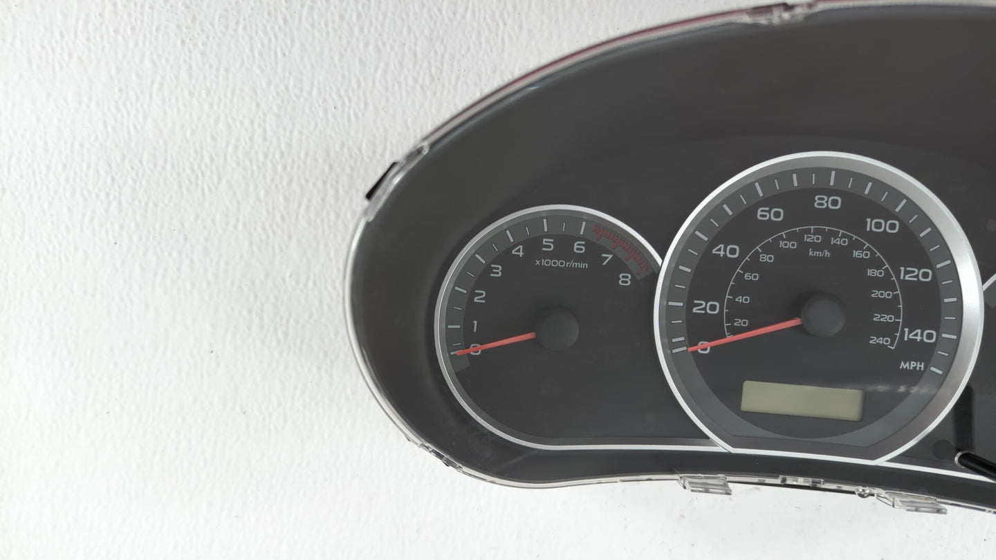 2010-2011 Subaru Impreza Instrument Cluster Speedometer Gauges P/N:85003FG750 85003FG750 Fits Fits 2010 2011 OEM Used Auto P