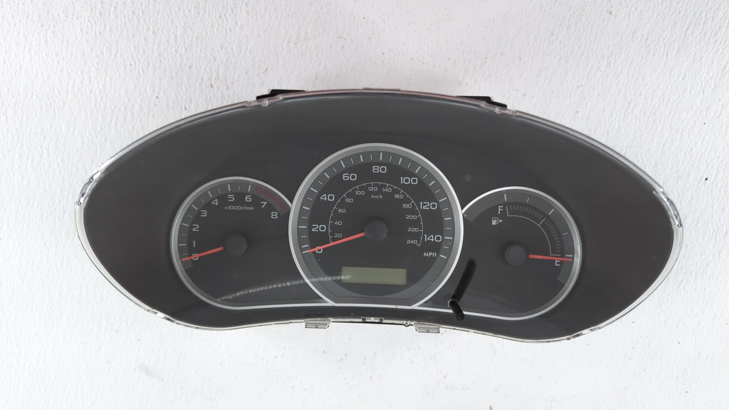 2010-2011 Subaru Impreza Instrument Cluster Speedometer Gauges P/N:85003FG750 85003FG750 Fits Fits 2010 2011 OEM Used Auto P
