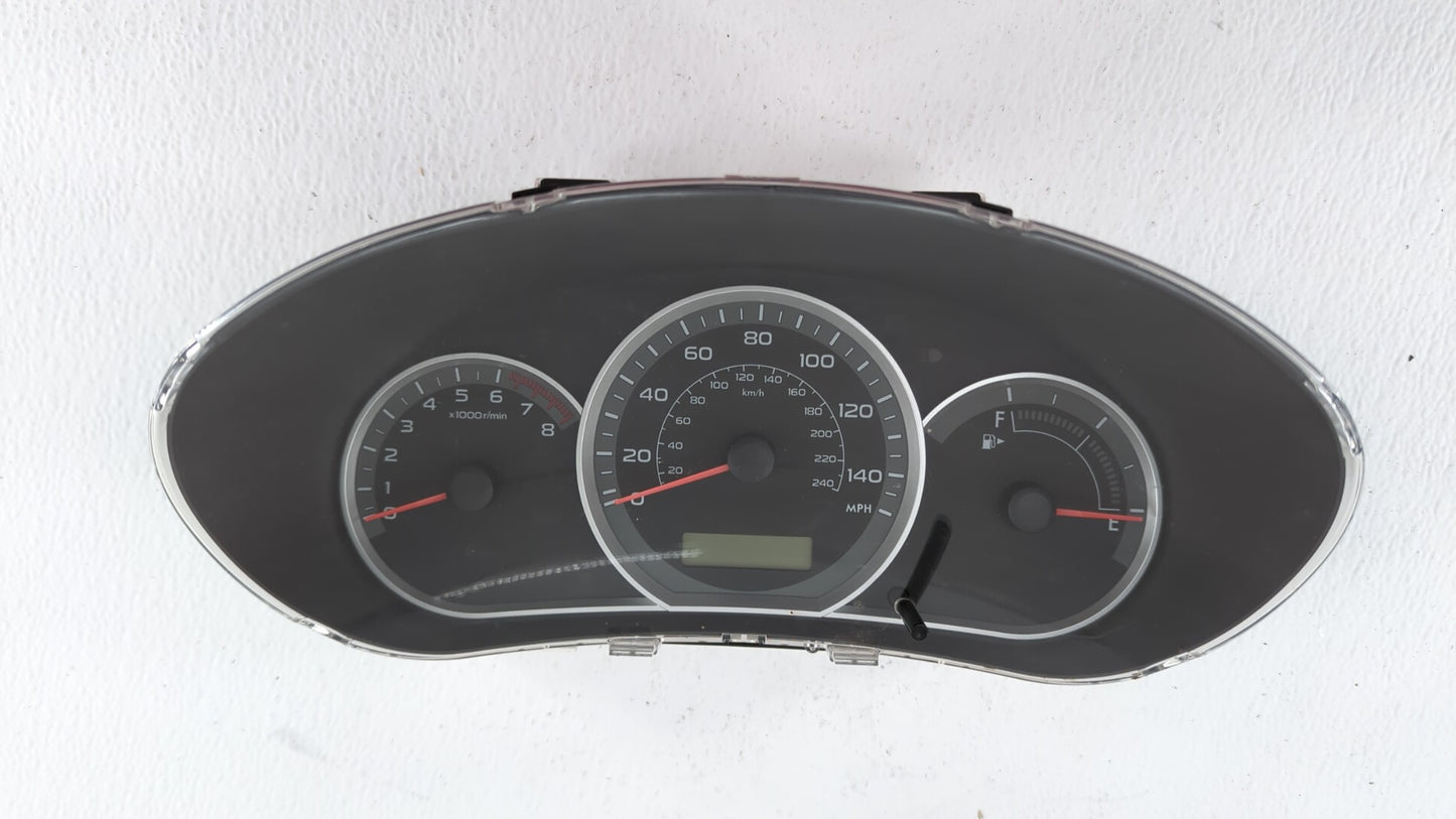 2010-2011 Subaru Impreza Instrument Cluster Speedometer Gauges P/N:85003FG750 85003FG750 Fits Fits 2010 2011 OEM Used Auto P