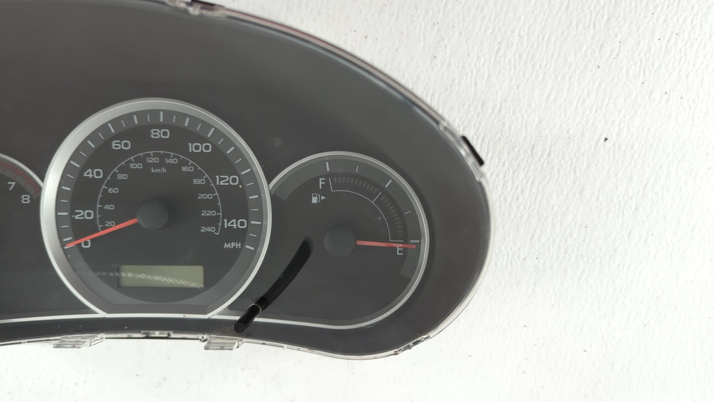 2010-2011 Subaru Impreza Instrument Cluster Speedometer Gauges P/N:85003FG750 85003FG750 Fits Fits 2010 2011 OEM Used Auto P