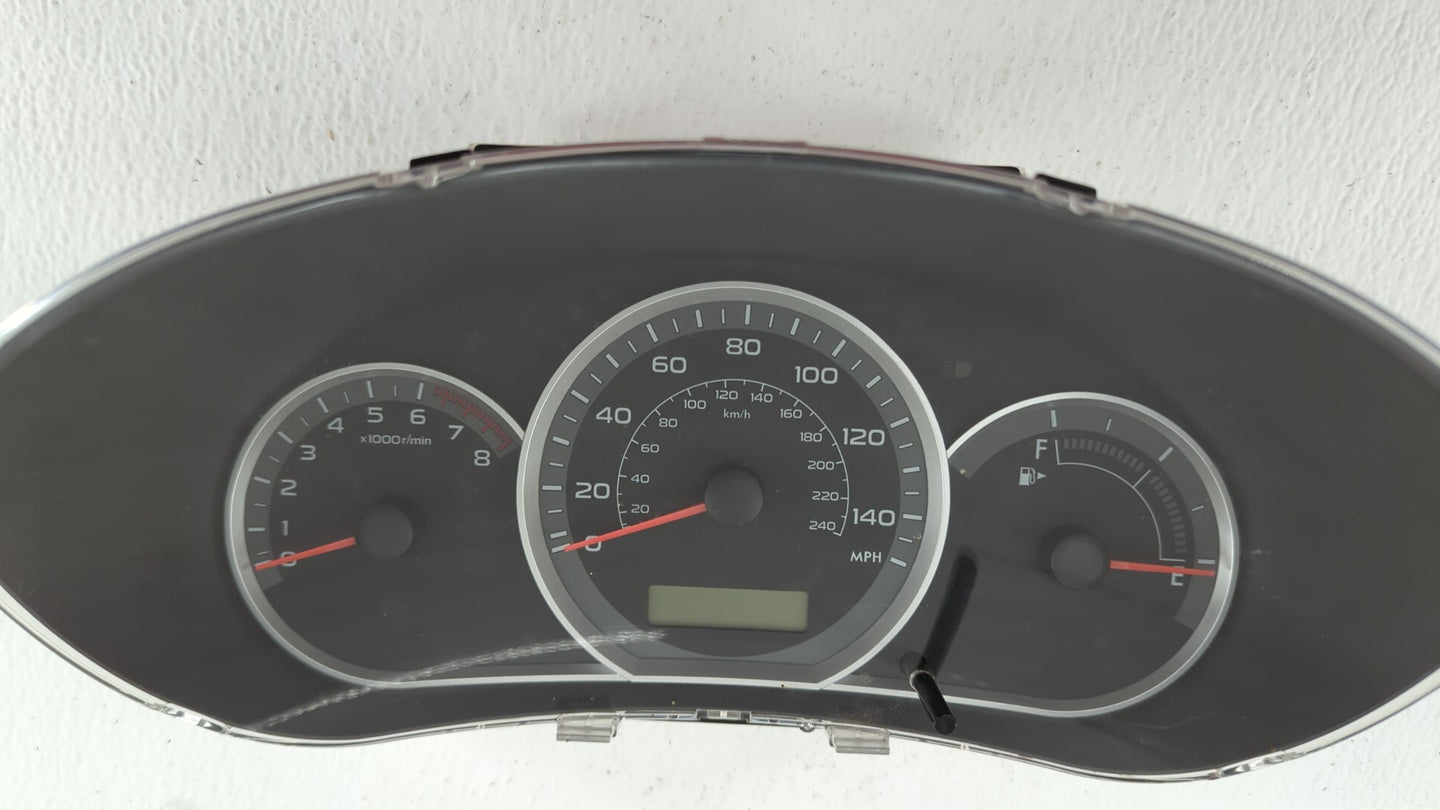 2010-2011 Subaru Impreza Instrument Cluster Speedometer Gauges P/N:85003FG750 85003FG750 Fits Fits 2010 2011 OEM Used Auto P