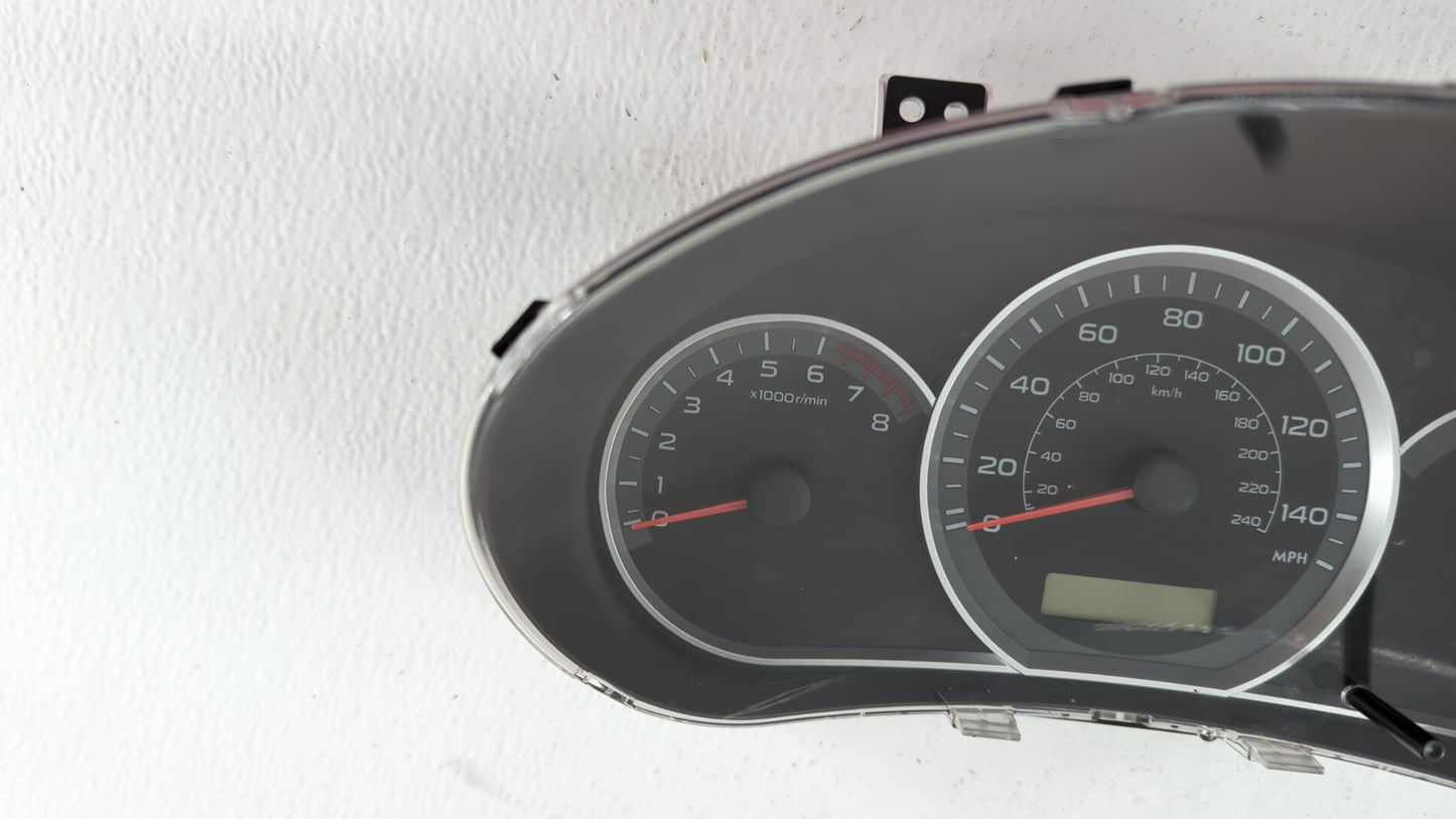 2010-2011 Subaru Impreza Instrument Cluster Speedometer Gauges P/N:85003FG750 85003FG750 Fits Fits 2010 2011 OEM Used Auto P