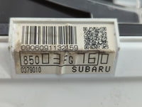 2010-2011 Subaru Impreza Instrument Cluster Speedometer Gauges P/N:85003FG760 Fits Fits 2010 2011 OEM Used Auto Parts - Oemu