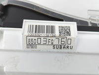 2010-2011 Subaru Impreza Instrument Cluster Speedometer Gauges P/N:85003FG760 Fits Fits 2010 2011 OEM Used Auto Parts - Oemu