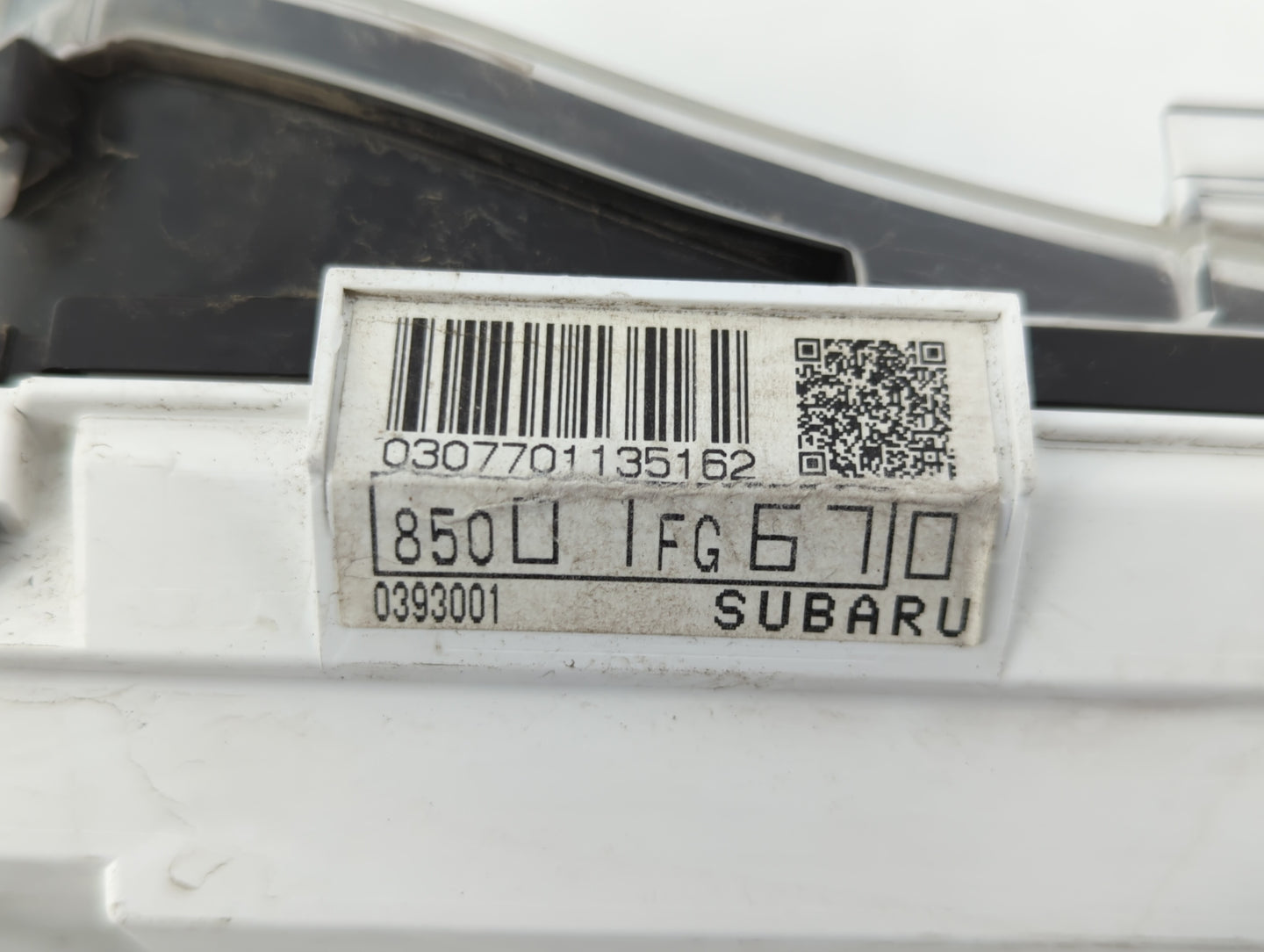 2011 Subaru Impreza Instrument Cluster Speedometer Gauges P/N:85001FG670 Fits OEM Used Auto Parts - Oemusedautoparts1.com