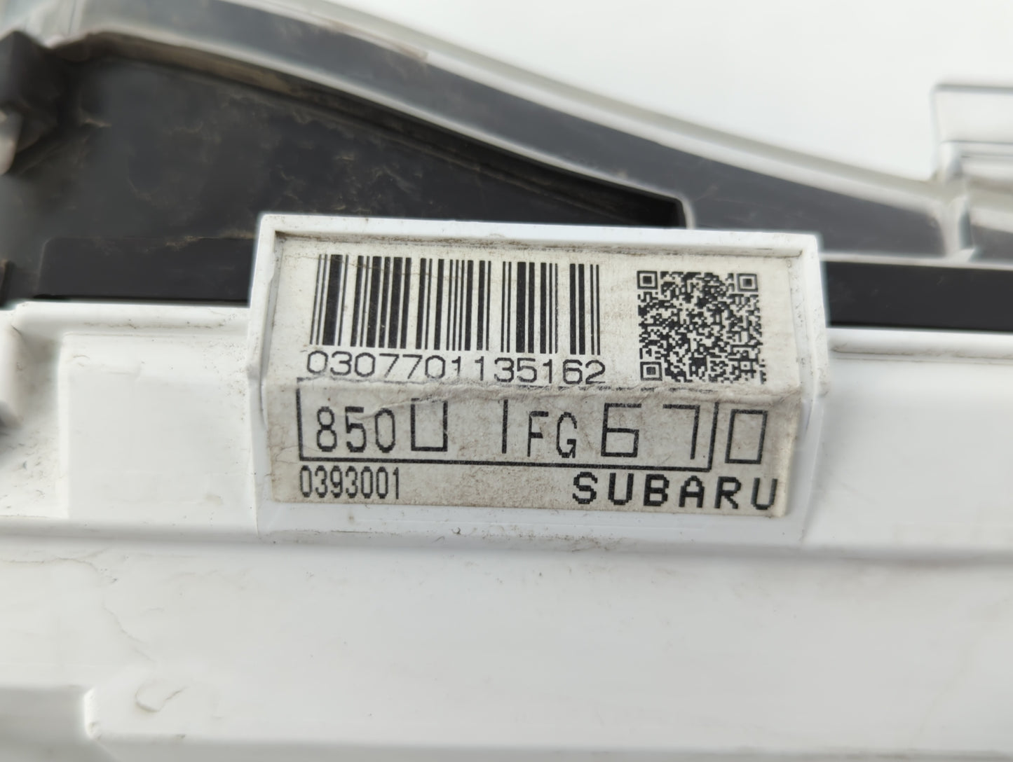2011 Subaru Impreza Instrument Cluster Speedometer Gauges P/N:85001FG670 Fits OEM Used Auto Parts - Oemusedautoparts1.com