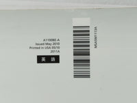 2011 Subaru Impreza Owners Manual Book Guide OEM Used Auto Parts - Oemusedautoparts1.com