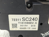 2011-2014 Subaru Impreza Climate Control Module Temperature AC/Heater Replacement P/N:72311SC240 72311 SC240 Fits OEM Used A