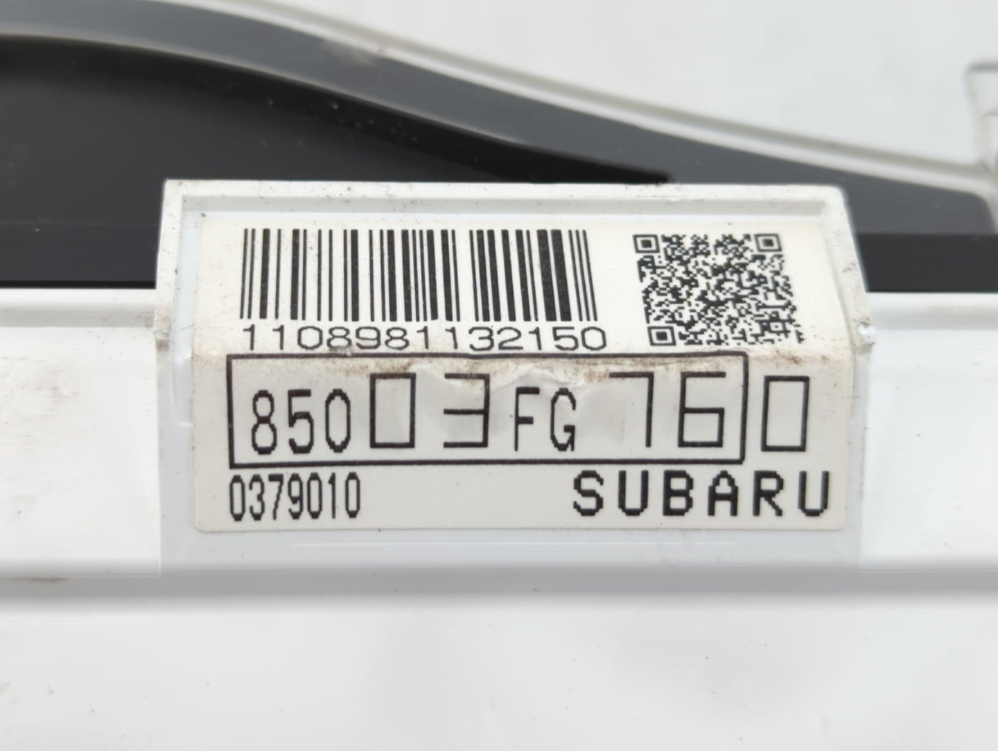 2010-2011 Subaru Impreza Instrument Cluster Speedometer Gauges P/N:85003FG760 Fits Fits 2010 2011 OEM Used Auto Parts - Oemu