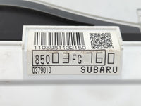 2010-2011 Subaru Impreza Instrument Cluster Speedometer Gauges P/N:85003FG760 Fits Fits 2010 2011 OEM Used Auto Parts - Oemu