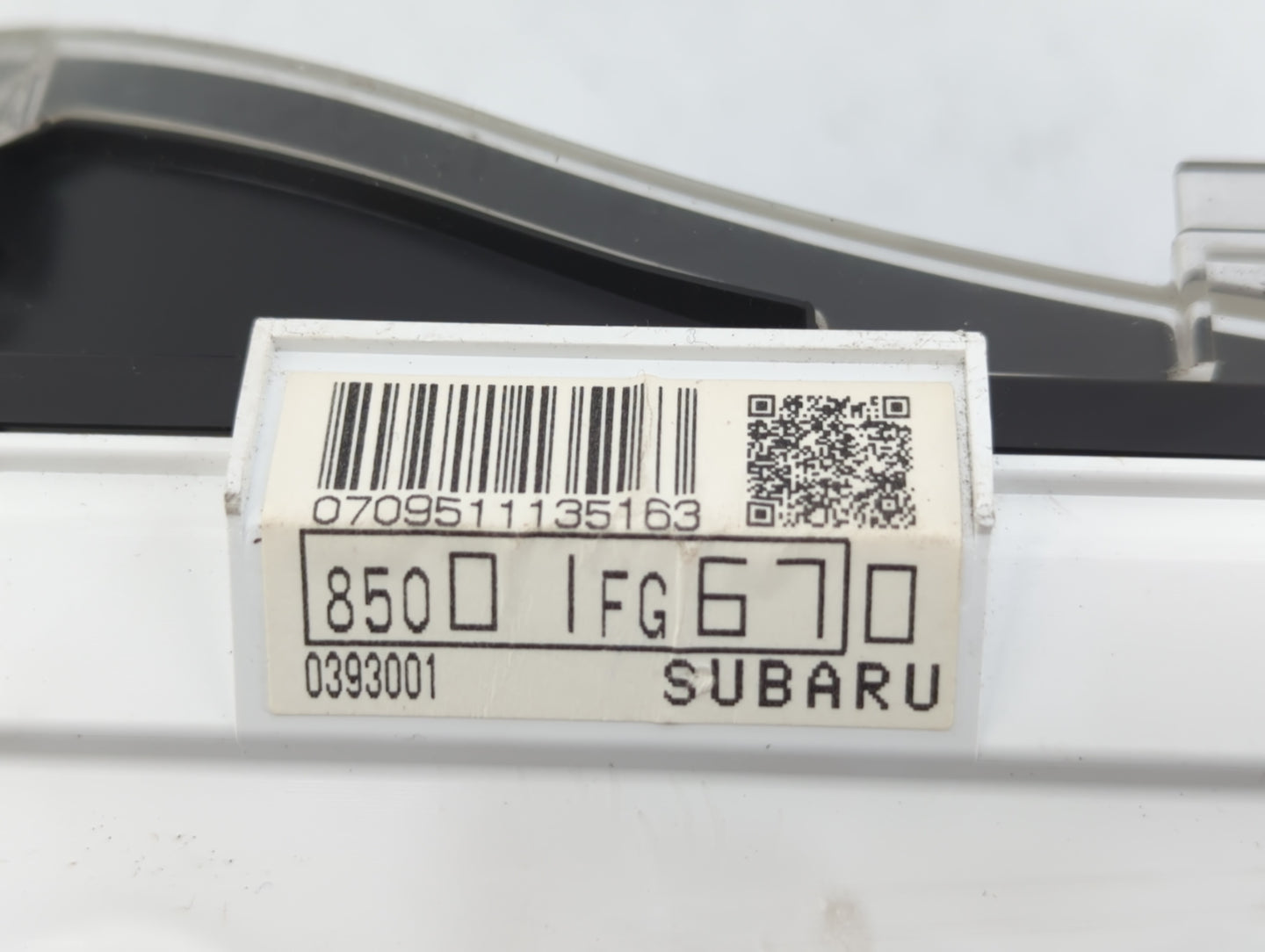 2011 Subaru Impreza Instrument Cluster Speedometer Gauges P/N:8501FG670 Fits OEM Used Auto Parts - Oemusedautoparts1.com