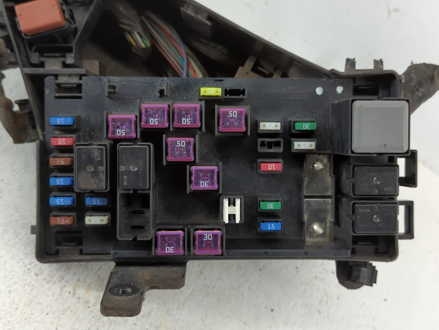 2008-2011 Subaru Impreza Fusebox Fuse Box Panel Relay Module P/N:MB100200B Fits Fits 2008 2009 2010 2011 OEM Used Auto Parts