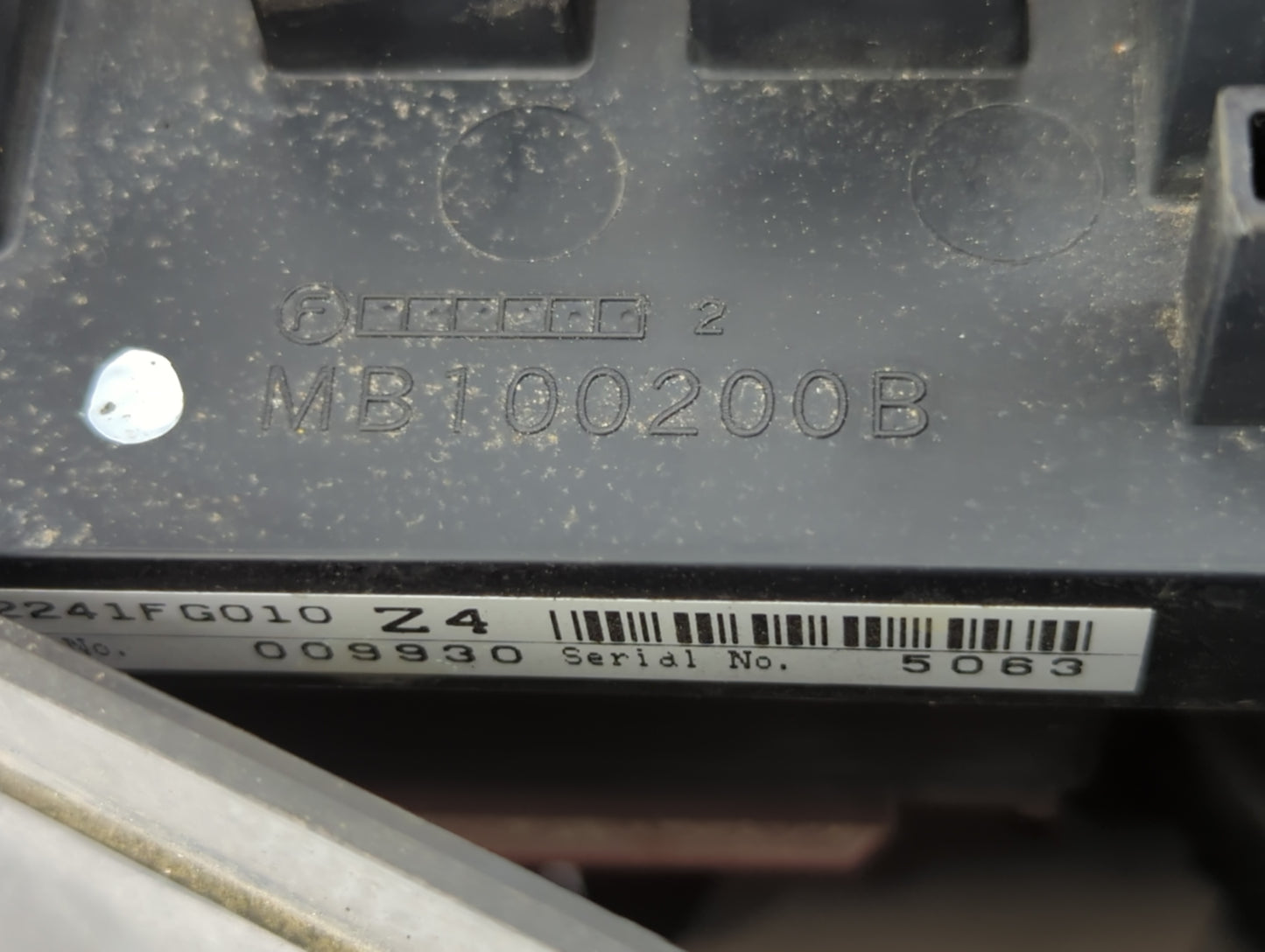 2008-2011 Subaru Impreza Fusebox Fuse Box Panel Relay Module P/N:MB100200B Fits Fits 2008 2009 2010 2011 OEM Used Auto Parts