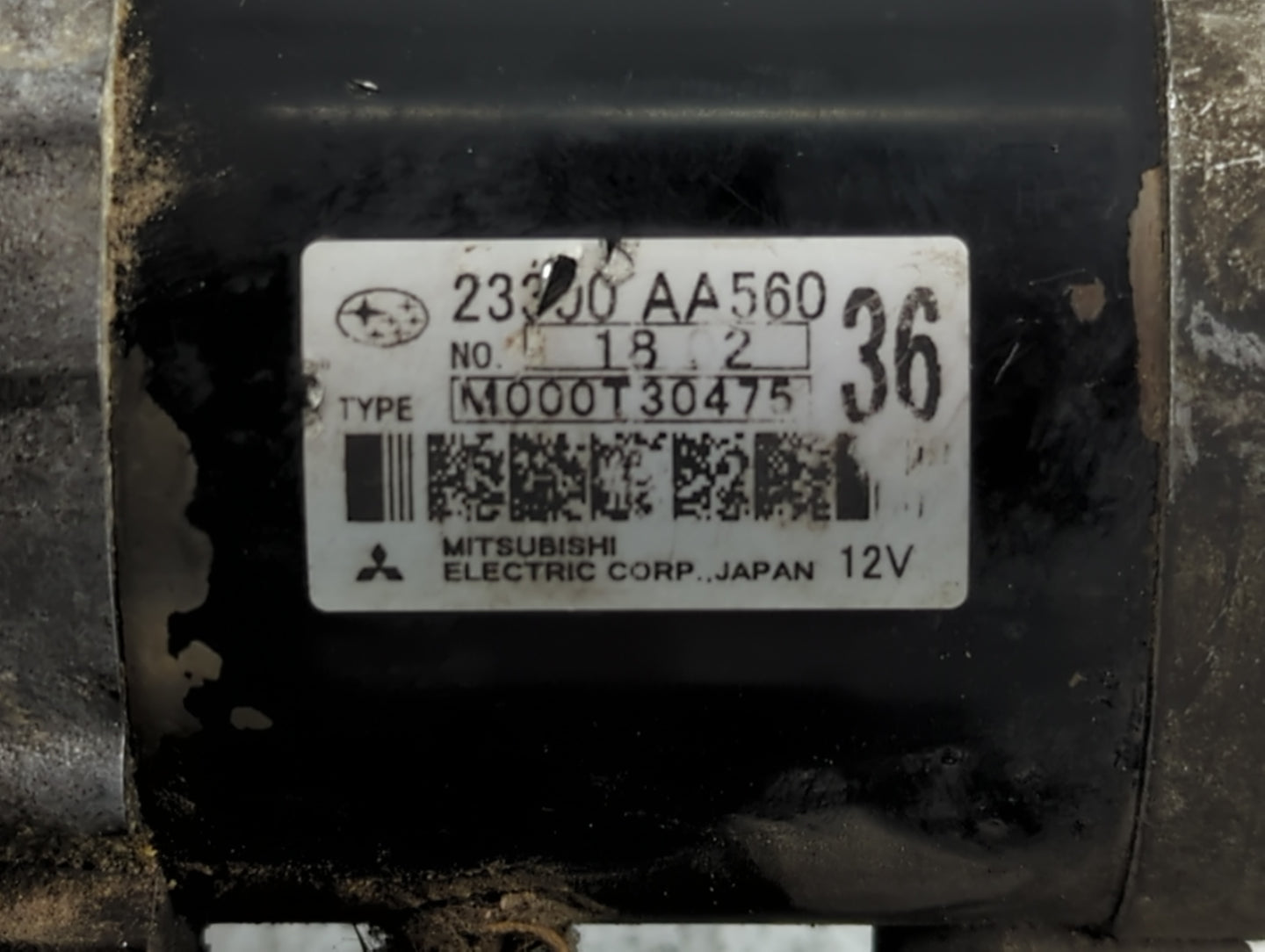 2008-2014 Subaru Impreza Car Starter Motor Solenoid OEM P/N:M000T30475 23300 AA560 Fits Fits 2008 2009 2010 2011 2012 2013 2