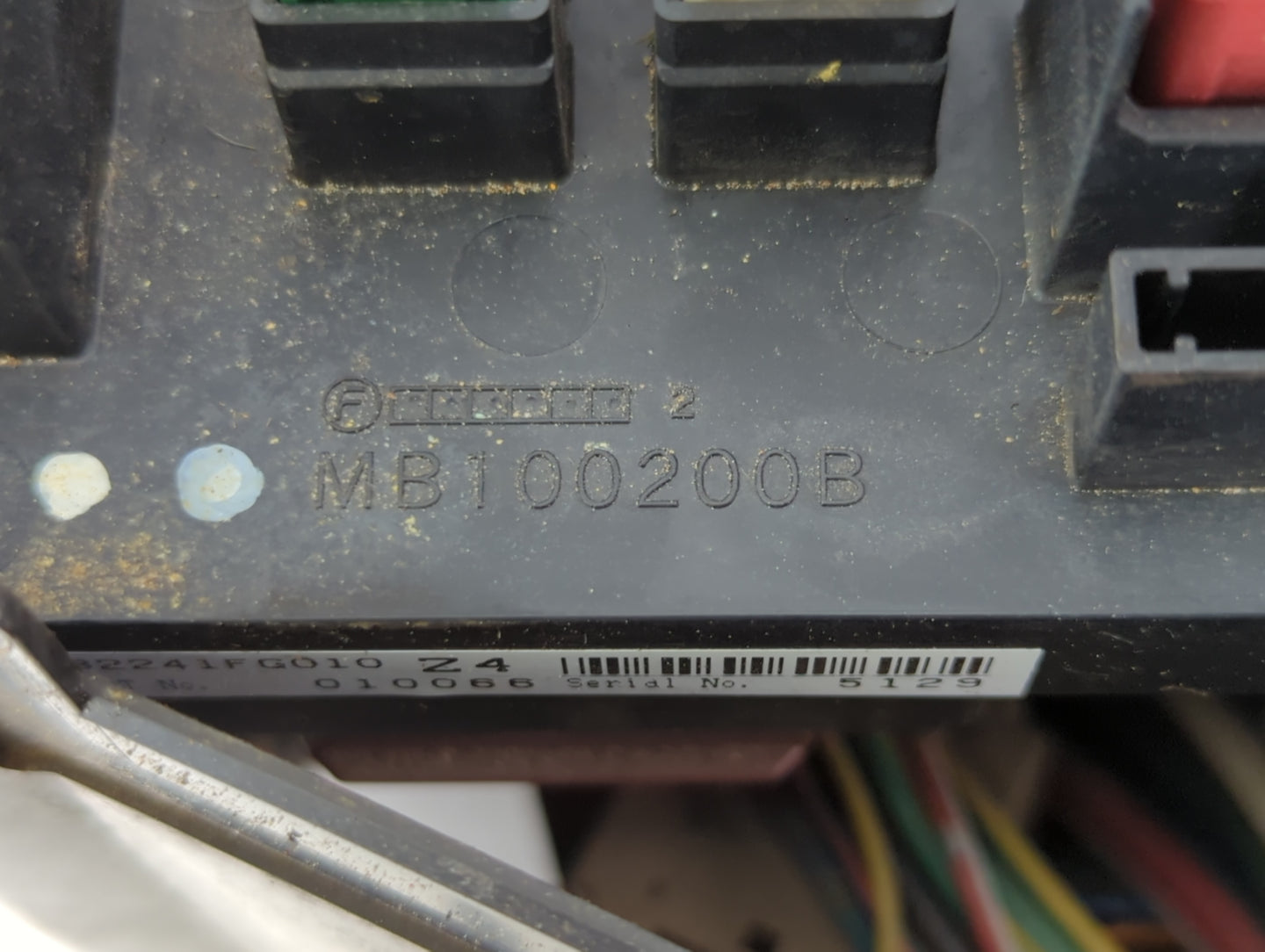 2008-2011 Subaru Impreza Fusebox Fuse Box Panel Relay Module P/N:MB100200B Fits Fits 2008 2009 2010 2011 OEM Used Auto Parts