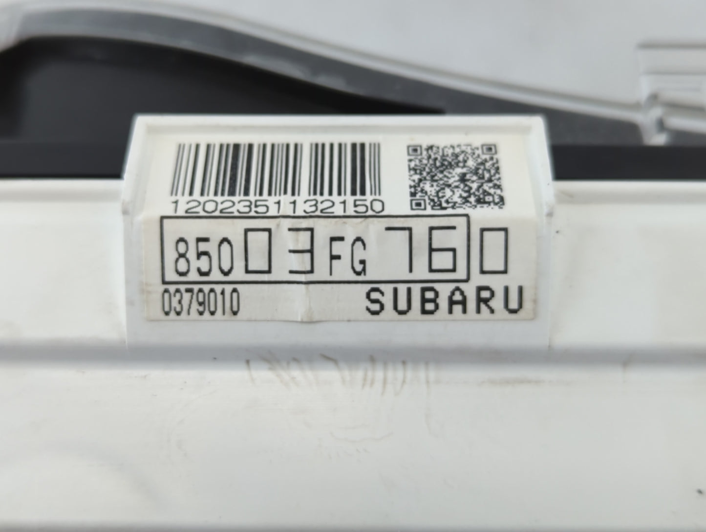 2010-2011 Subaru Impreza Instrument Cluster Speedometer Gauges P/N:85003FG760 Fits Fits 2010 2011 OEM Used Auto Parts - Oemu