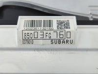 2010-2011 Subaru Impreza Instrument Cluster Speedometer Gauges P/N:85003FG760 Fits Fits 2010 2011 OEM Used Auto Parts - Oemu