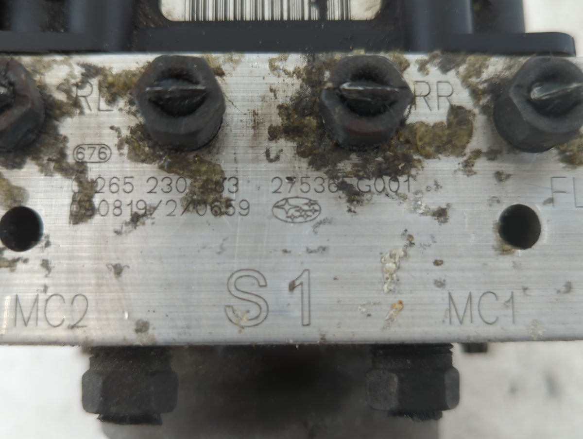2008-2011 Subaru Impreza Anti-Lock Brake ABS Pump Module Actuator OEM P/N:0 265 230 483 27536FG001 Fits Fits 2008 2009 2010 