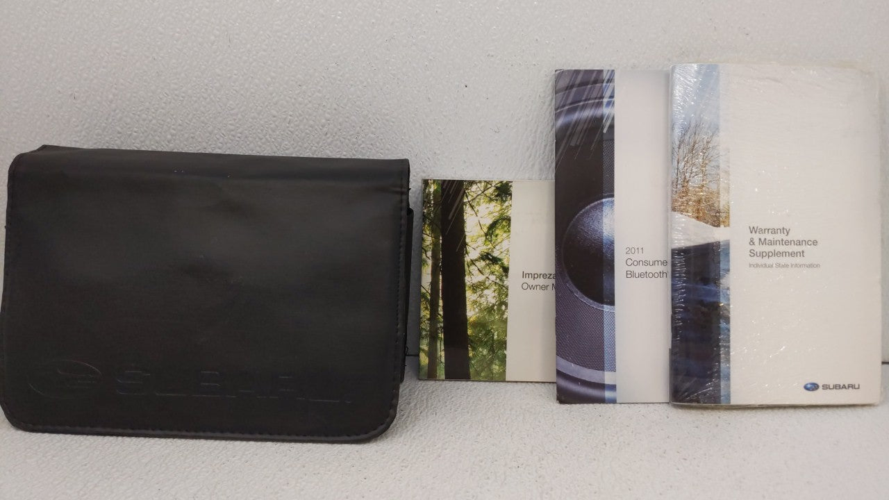 2011 Subaru Impreza Owners Manual Book Guide OEM Used Auto Parts - Oemusedautoparts1.com
