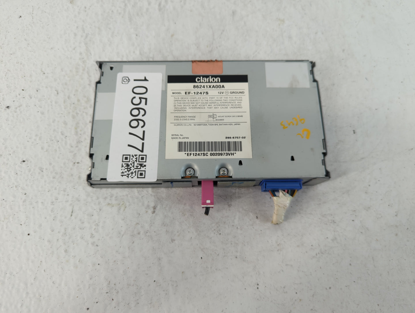 2010-2014 Subaru Legacy Radio AM FM Cd Player Receiver Replacement P/N:86241XA00A Fits OEM Used Auto Parts - Oemusedautopart