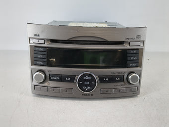 compare product 2010-2012 Subaru Legacy Radio AM FM Cd Player Receiver Replacement P/N:86201AJ64A Fits Fits 2010 2011 2012 OEM Used Auto Parts