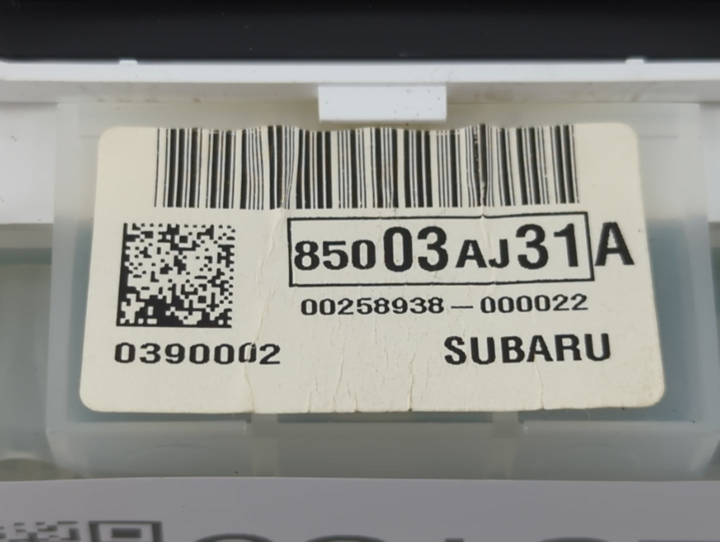 2011 Subaru Legacy Instrument Cluster Speedometer Gauges P/N:85003AJ31A Fits OEM Used Auto Parts - Oemusedautoparts1.com