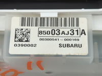 2011 Subaru Legacy Instrument Cluster Speedometer Gauges P/N:85003AJ31A Fits OEM Used Auto Parts - Oemusedautoparts1.com