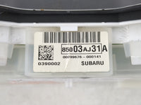 2011 Subaru Legacy Instrument Cluster Speedometer Gauges P/N:85003AJ31A Fits OEM Used Auto Parts - Oemusedautoparts1.com