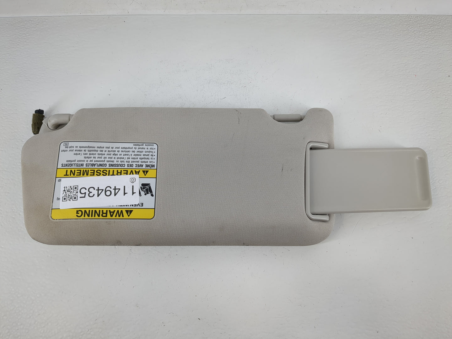 2010-2014 Subaru Legacy Sun Visor Shade Replacement Passenger Right Mirror Fits Fits 2010 2011 2012 2013 2014 OEM Used Auto 