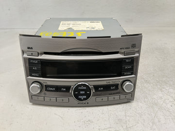 2010-2012 Subaru Legacy Radio AM FM Cd Player Receiver Replacement P/N:86201AJ64A Fits Fits 2010 2011 2012 OEM Used Auto Par