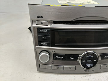 2010-2012 Subaru Legacy Radio AM FM Cd Player Receiver Replacement P/N:86201AJ64A Fits Fits 2010 2011 2012 OEM Used Auto Parts