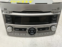 2010-2012 Subaru Legacy Radio AM FM Cd Player Receiver Replacement P/N:86201AJ64A Fits Fits 2010 2011 2012 OEM Used Auto Par