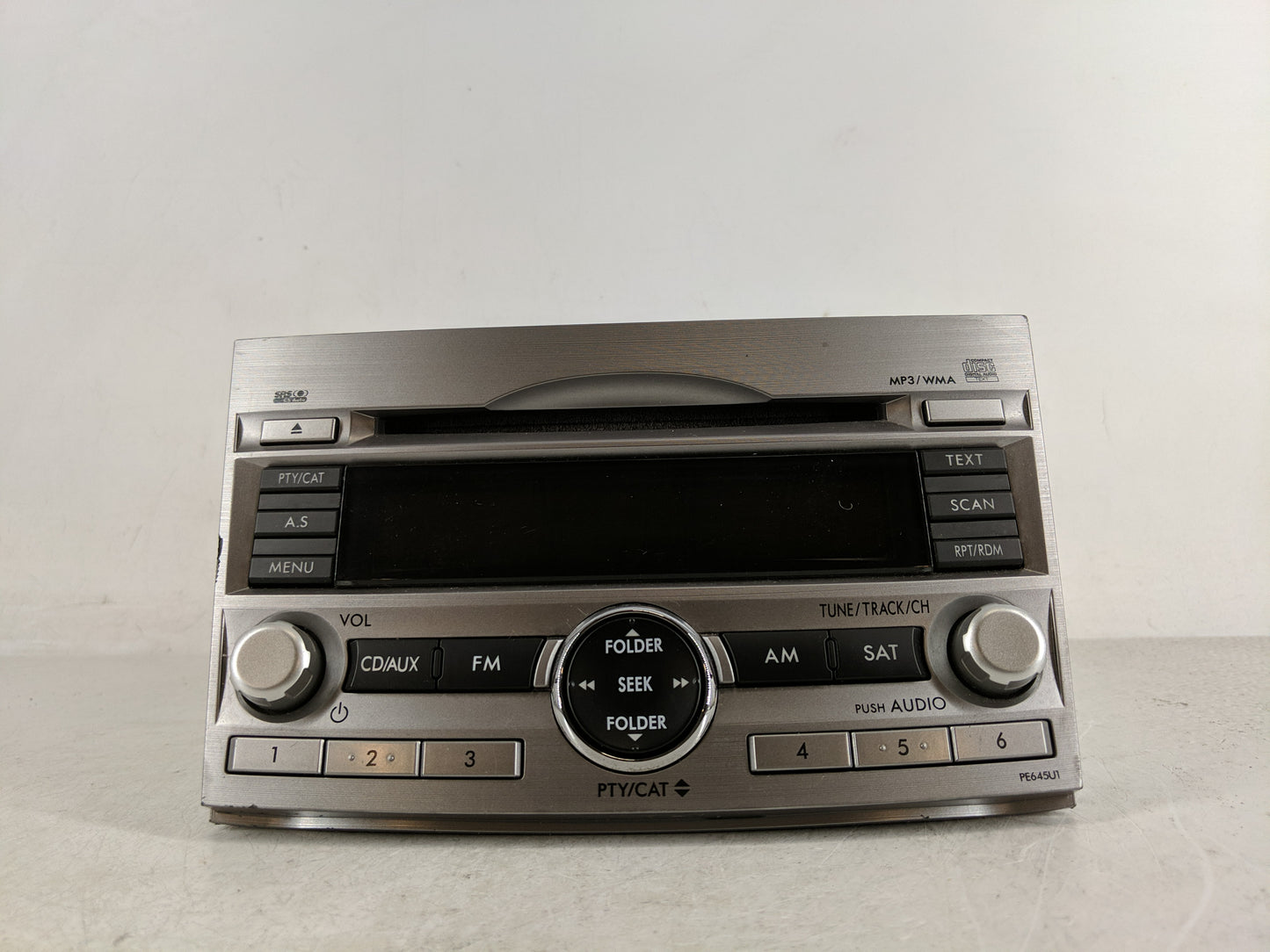 2010-2012 Subaru Legacy Radio AM FM Cd Player Receiver Replacement P/N:86201AJ64A Fits Fits 2010 2011 2012 OEM Used Auto Par
