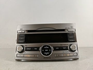 2010-2012 Subaru Legacy Radio AM FM Cd Player Receiver Replacement P/N:86201AJ64A Fits Fits 2010 2011 2012 OEM Used Auto Par