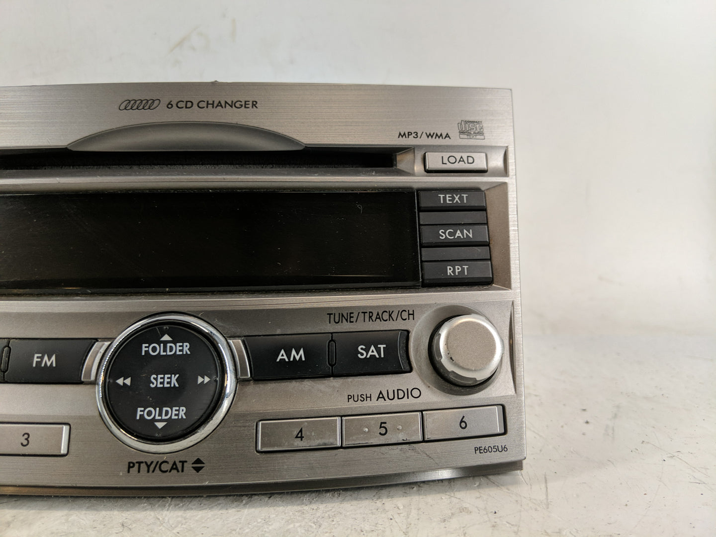 2010-2012 Subaru Legacy Radio AM FM Cd Player Receiver Replacement Fits Fits 2010 2011 2012 OEM Used Auto Parts - Oemusedaut
