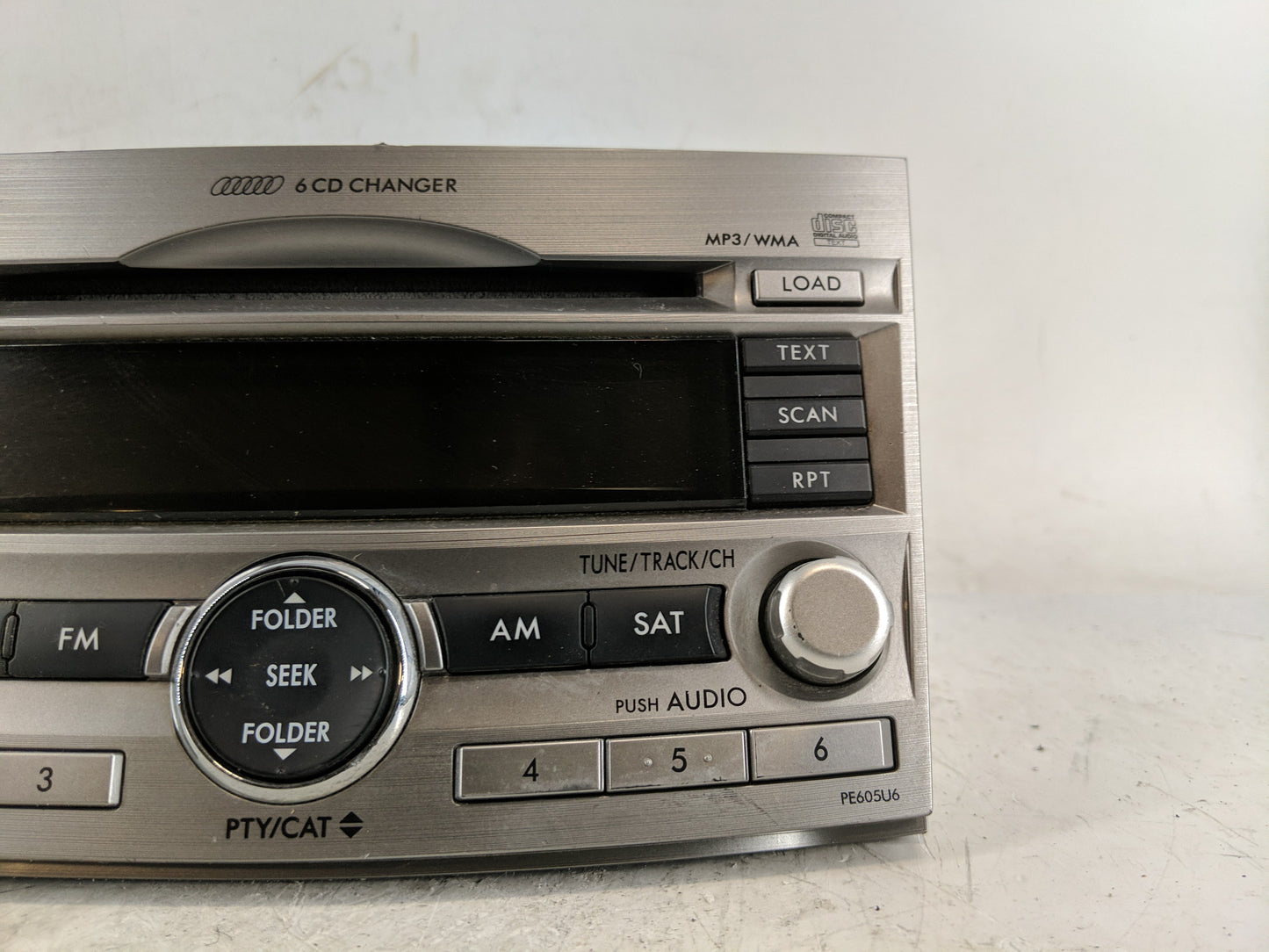 2010-2012 Subaru Legacy Radio AM FM Cd Player Receiver Replacement Fits Fits 2010 2011 2012 OEM Used Auto Parts - Oemusedaut