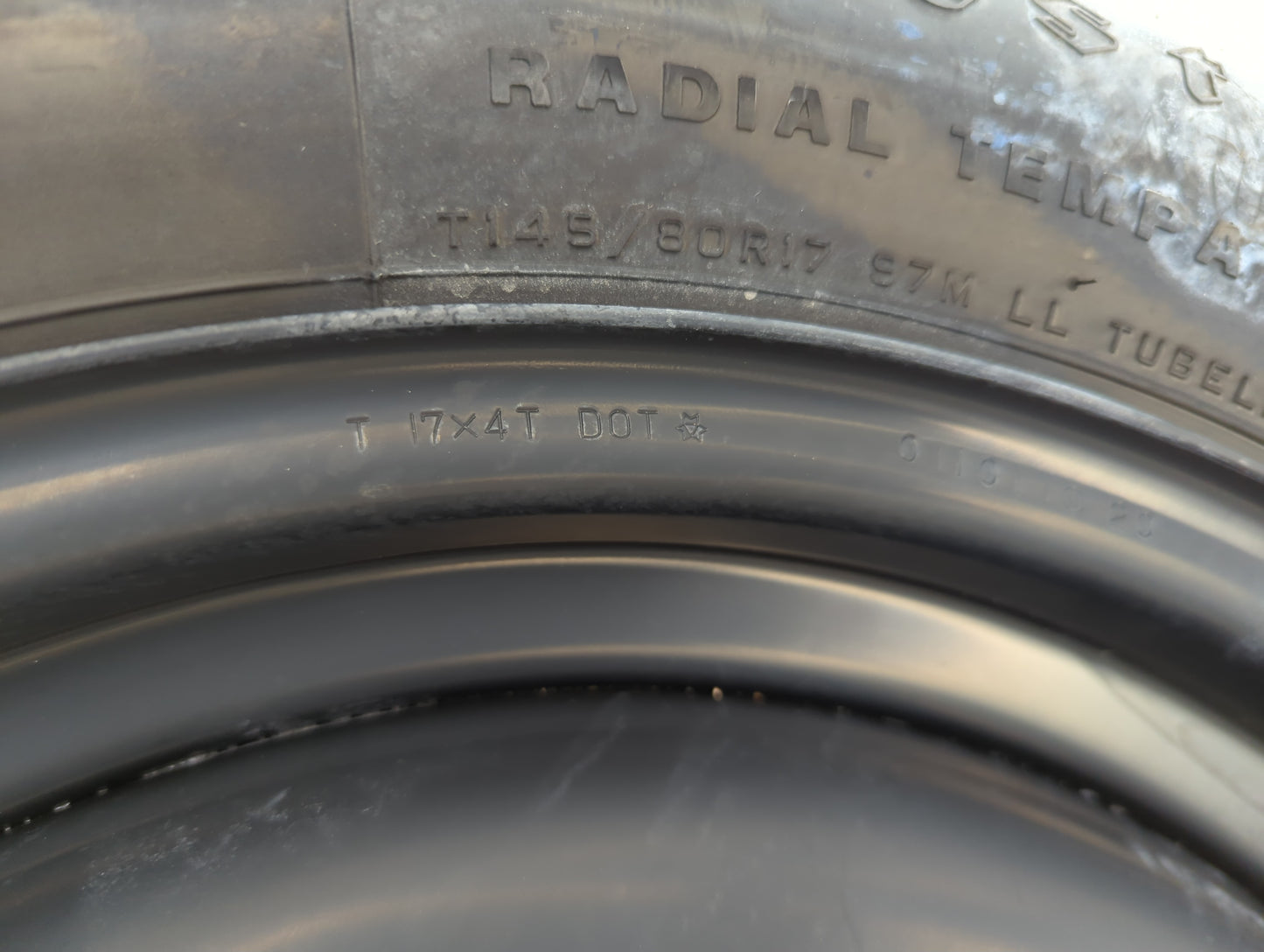 2011 Subaru Legacy Spare Donut Tire Wheel Rim Oem - Oemusedautoparts1.com