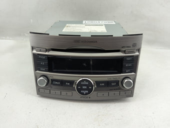 compare product 2010-2012 Subaru Legacy Radio AM FM Cd Player Receiver Replacement P/N:86201AJ60A Fits Fits 2010 2011 2012 OEM Used Auto Parts