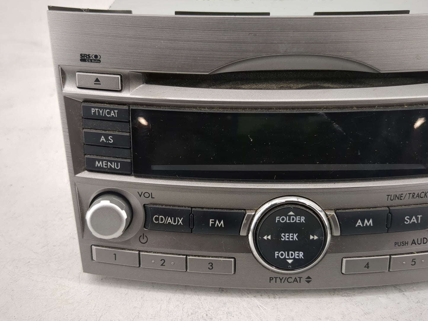 2010-2012 Subaru Legacy Radio AM FM Cd Player Receiver Replacement Fits Fits 2010 2011 2012 OEM Used Auto Parts - Oemusedaut