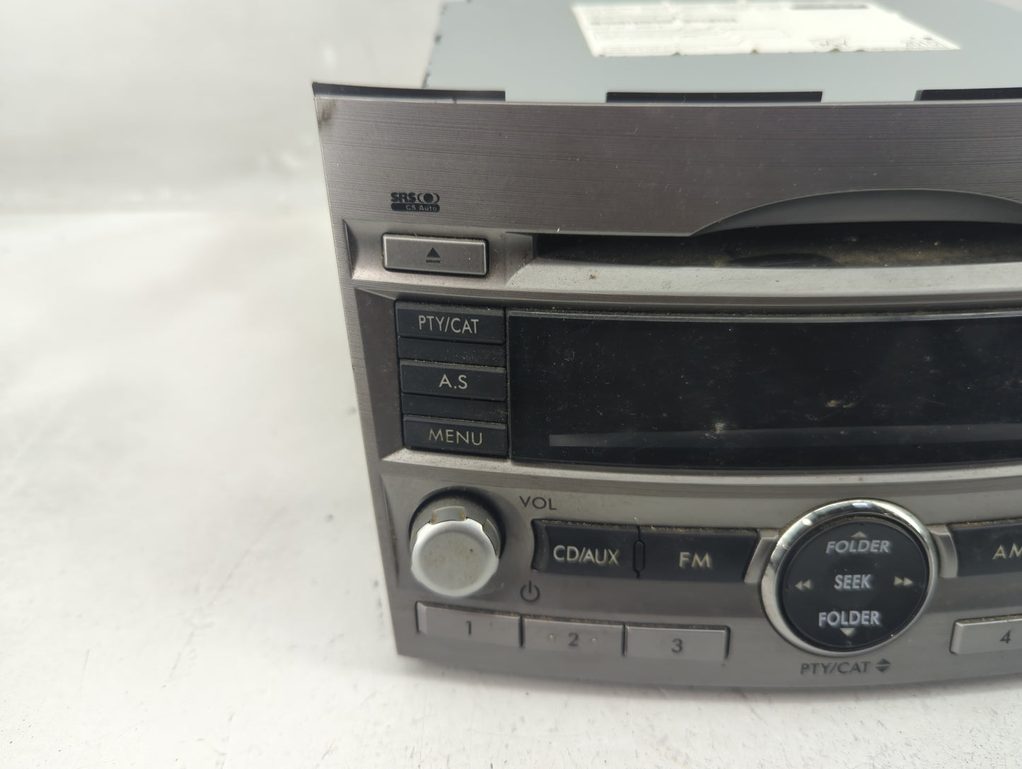 2010-2012 Subaru Legacy Radio AM FM Cd Player Receiver Replacement Fits Fits 2010 2011 2012 OEM Used Auto Parts - Oemusedaut