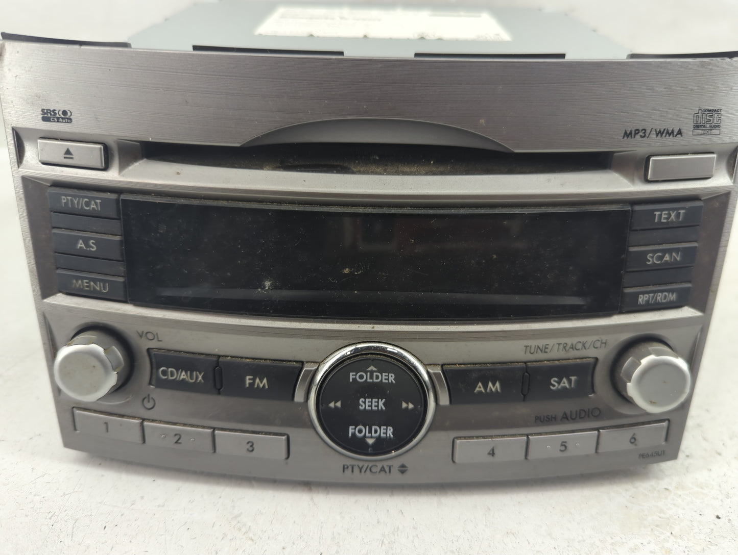 2010-2012 Subaru Legacy Radio AM FM Cd Player Receiver Replacement Fits Fits 2010 2011 2012 OEM Used Auto Parts - Oemusedaut