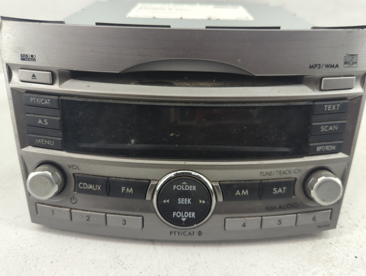 2010-2012 Subaru Legacy Radio AM FM Cd Player Receiver Replacement Fits 2010 2011 2012 OEM Used Auto Parts - Oemusedautopart