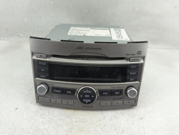 2010-2012 Subaru Legacy Radio AM FM Cd Player Receiver Replacement P/N:86201AJ60A Fits Fits 2010 2011 2012 OEM Used Auto Par