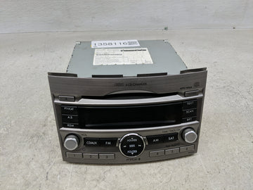 2010-2012 Subaru Legacy Radio AM FM Cd Player Receiver Replacement P/N:86201AJ60A Fits Fits 2010 2011 2012 OEM Used Auto Par