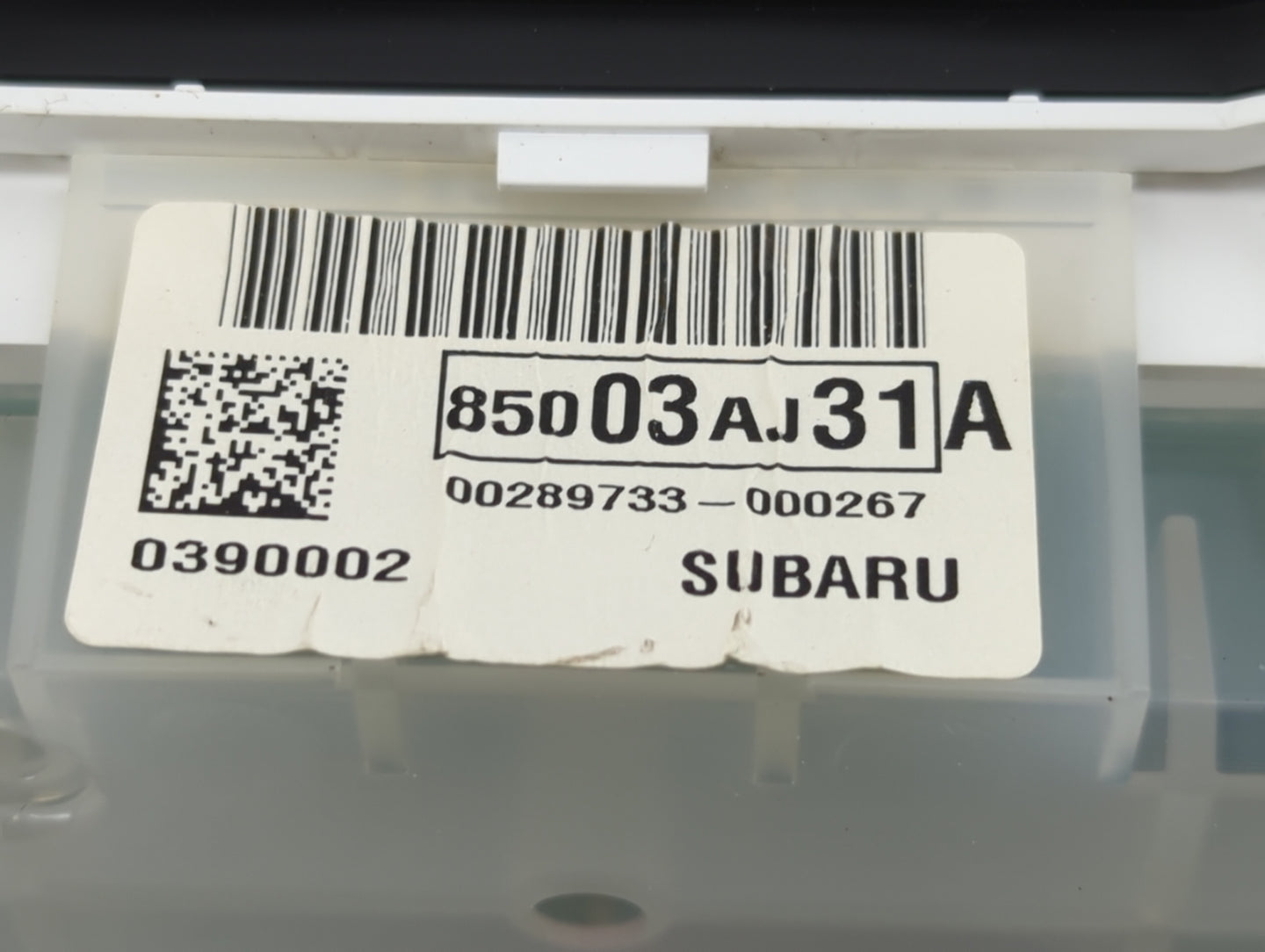 2011 Subaru Legacy Instrument Cluster Speedometer Gauges P/N:85003AJ31A Fits OEM Used Auto Parts - Oemusedautoparts1.com