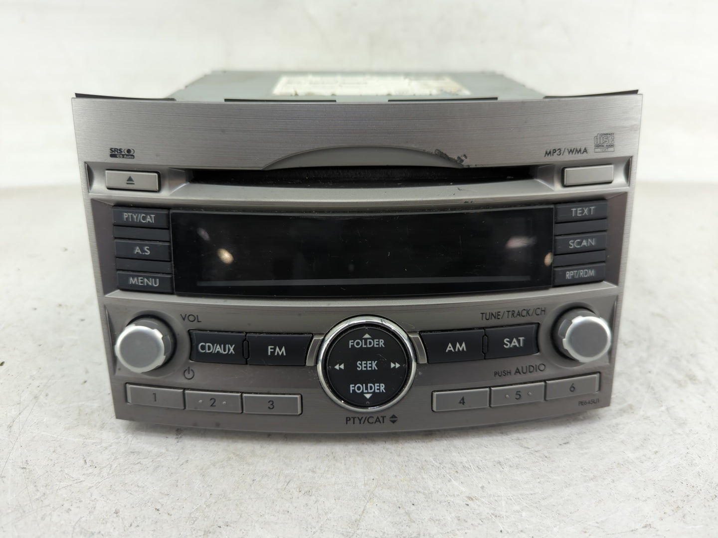 2010-2012 Subaru Legacy Radio AM FM Cd Player Receiver Replacement P/N:86201AJ64A Fits Fits 2010 2011 2012 OEM Used Auto Par