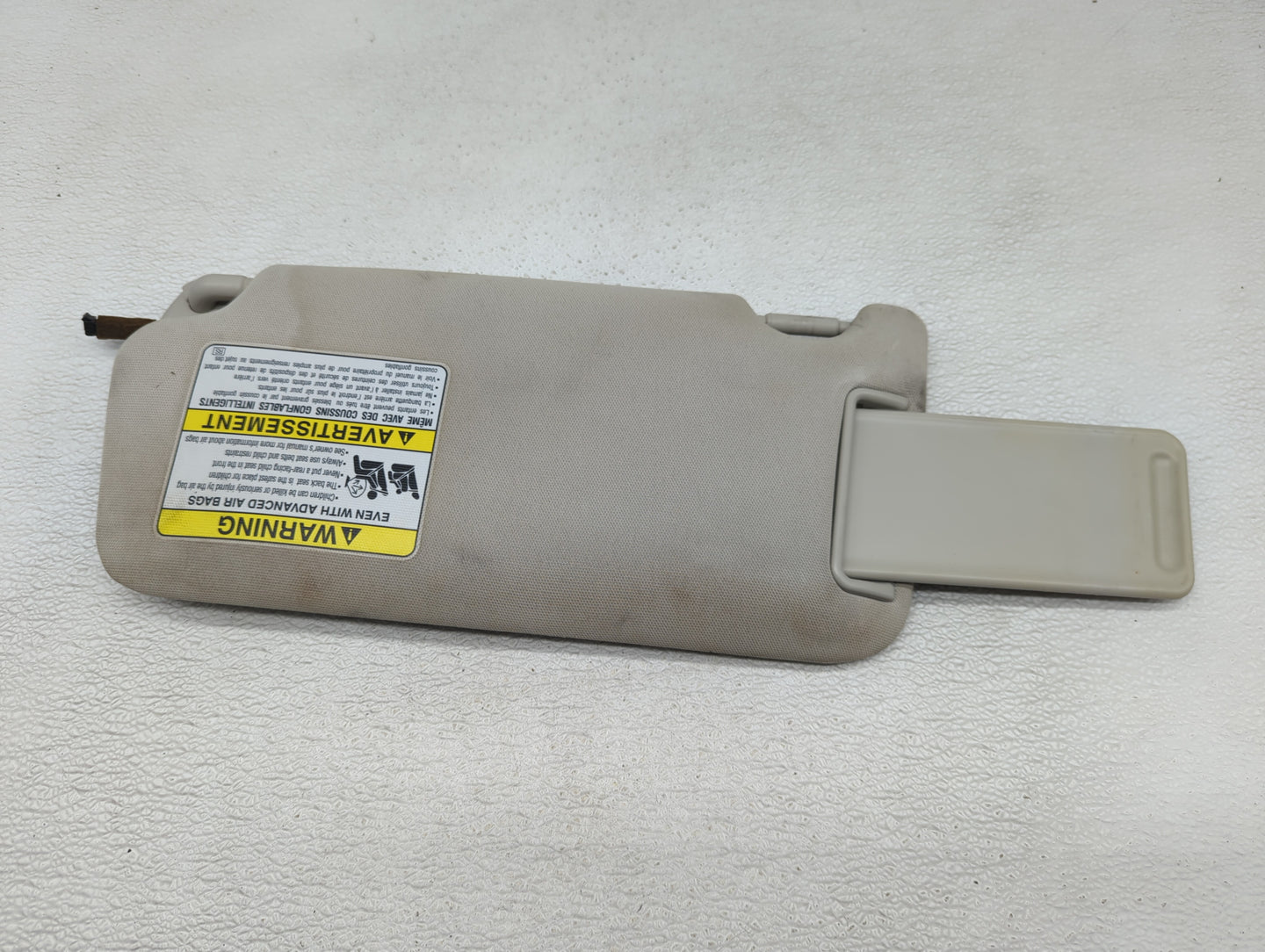 2010-2014 Subaru Legacy Sun Visor Shade Replacement Passenger Right Mirror Fits Fits 2010 2011 2012 2013 2014 OEM Used Auto 