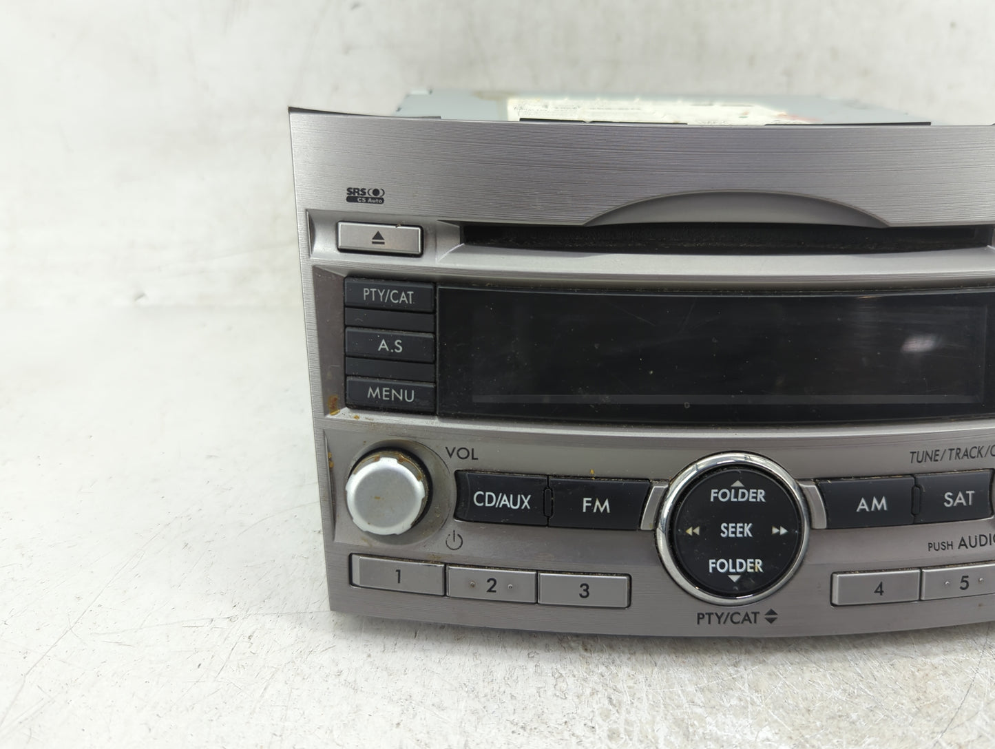 2010-2012 Subaru Legacy Radio AM FM Cd Player Receiver Replacement Fits Fits 2010 2011 2012 OEM Used Auto Parts - Oemusedaut